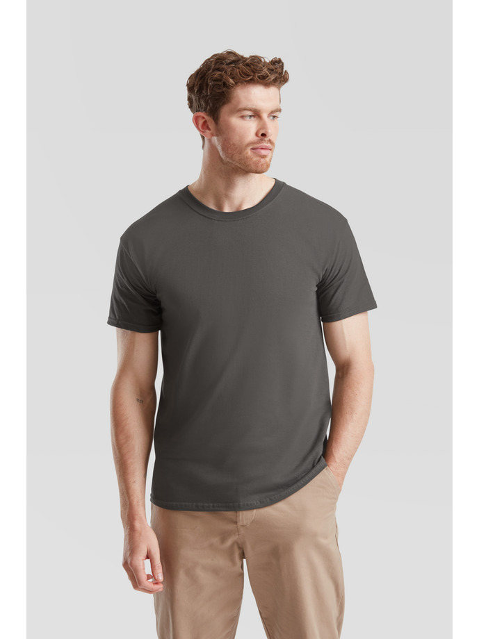 ICONIC 195 RINGSPUN PREMIUM T - Light Graphite